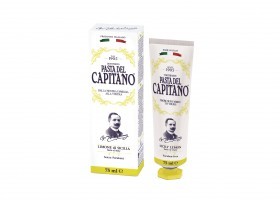 CAPITANO 1905 SICILY LEMON - premium zubní pasta sicilský citron 75 ml + DÁREK ZDARMA pasta 15 ml