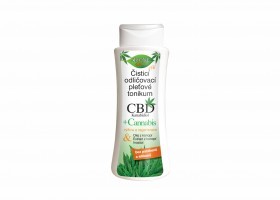 Čistící odličovací pleťové tonikum CBD Kanabidiol 255 ml