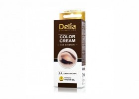 DELIA COLOR CREAM - barva na obočí tmavě hnědá 15 ml