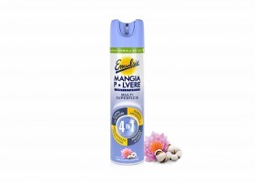 Emulsio Mangia Polvere Multi Superficie 4in1 Fiori di Loto e Cotone 300 ml - Čisticí sprej na všechny druhy povrchů