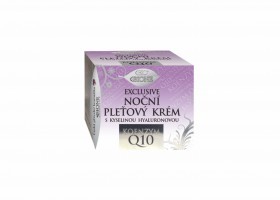EXCLUSIVE noční pleťový krém s kyselinou hyaluronovou Q10, 51 ml