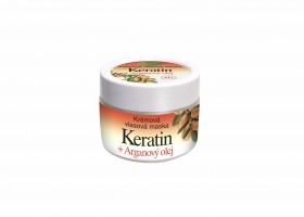 Krémová vlasová maska KERATIN + ARGANOVÝ OLEJ 260 ml