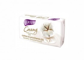 LUKSJA Creamy Cotton & Provitamin B5 - toaletní mýdlo 90 g