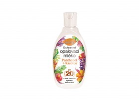 Ochranné opalovací mléko Panthenol + Karoten SPF 20, 150 ml