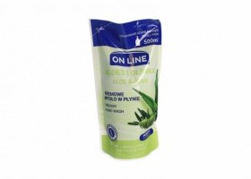 ON LINE - tekuté mýdlo Aloe Vera a oliva 500 ml