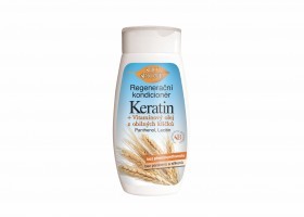 Regenerační kondicionér KERATIN + VITAMÍNOVÝ OLEJ Z OBILNÝCH KLÍČKŮ 260 ml