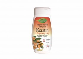 Regenerační šampon KERATIN + ARGANOVÝ OLEJ 260 ml
