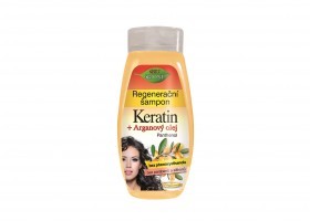 Regenerační šampon KERATIN + ARGANOVÝ OLEJ XXL 400 ml