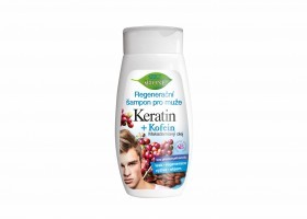 Regenerační šampon pro muže KERATIN + KOFEIN 260 ml