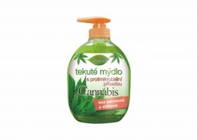 Tekuté mýdlo s protimikrobiální přísadou CANNABIS 300 ml