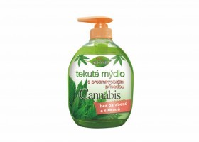 Tekuté mýdlo s protimikrobiální přísadou CANNABIS 300 ml