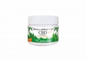 Tělový a pleťový krém CBD Kanabidiol, 260 ml