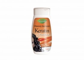 Vlasový šampon KERATIN + PANTHENOL 260 ml