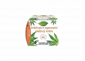 Zvláčňující a regenerační pleťový krém CANNABIS 51 ml